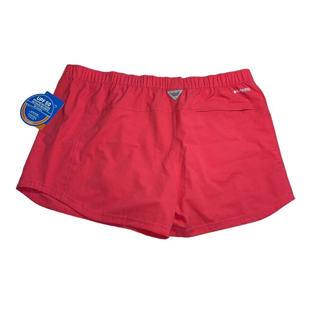 Columbia Women's Pink Tamiami Pull on Shorts Size XL New - Picture 2 of 5